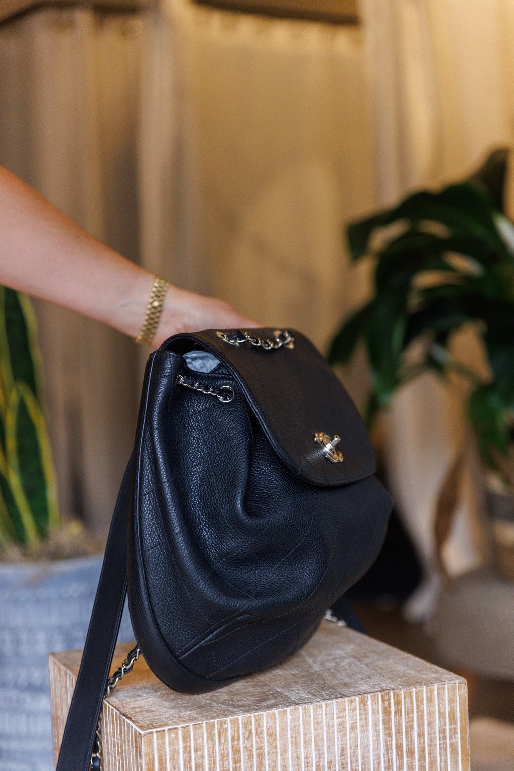 Chanel Quilted CC Backpack
