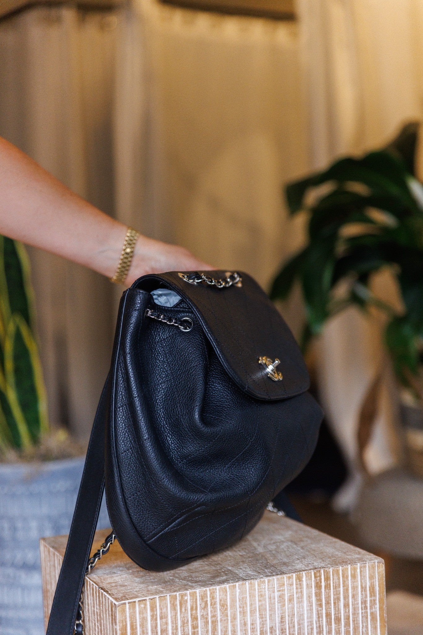 Chanel Quilted CC Backpack