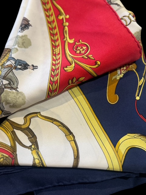Authentic Hermès Silk Scarf – Timeless Luxury Accessory