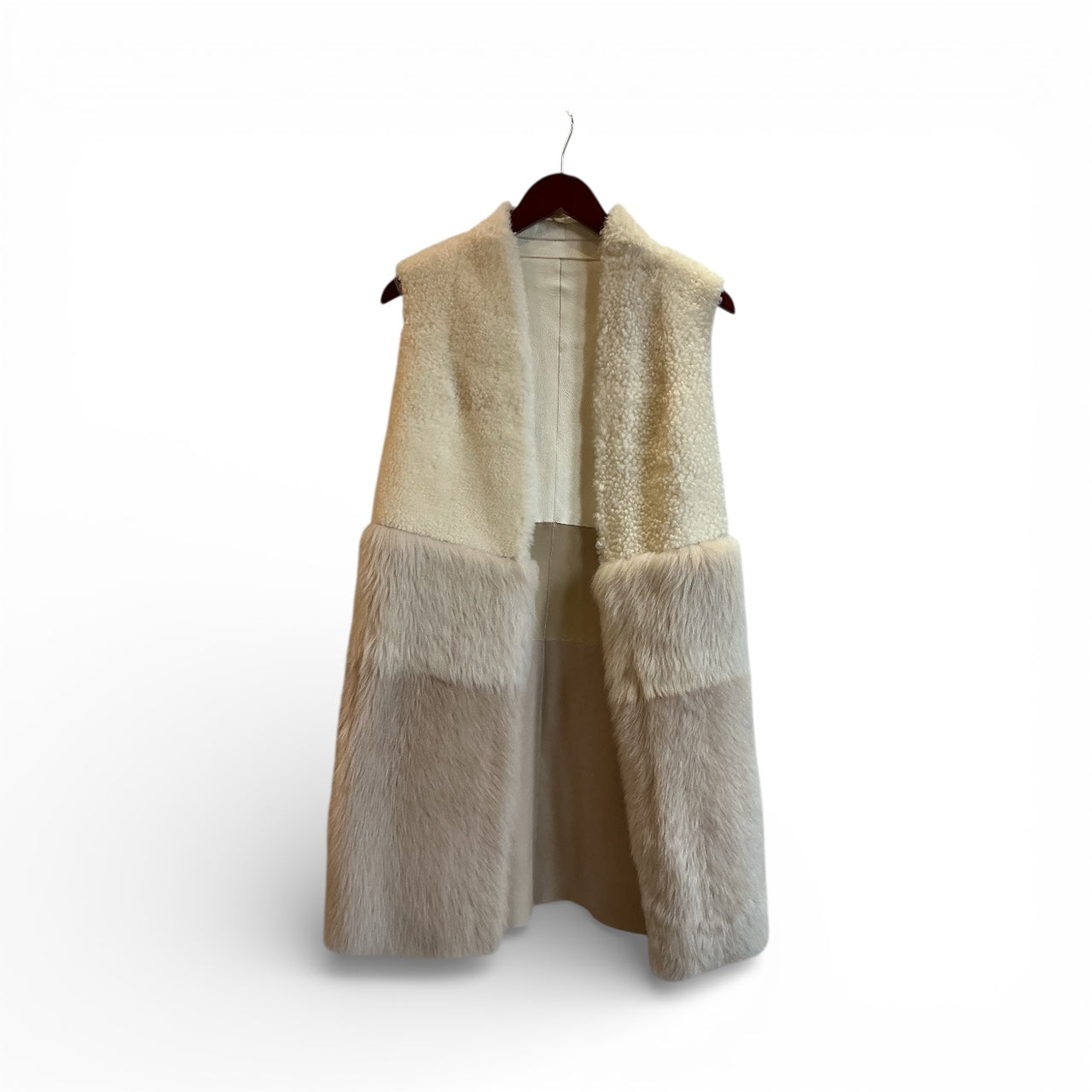 Reversible Shearling Vest
