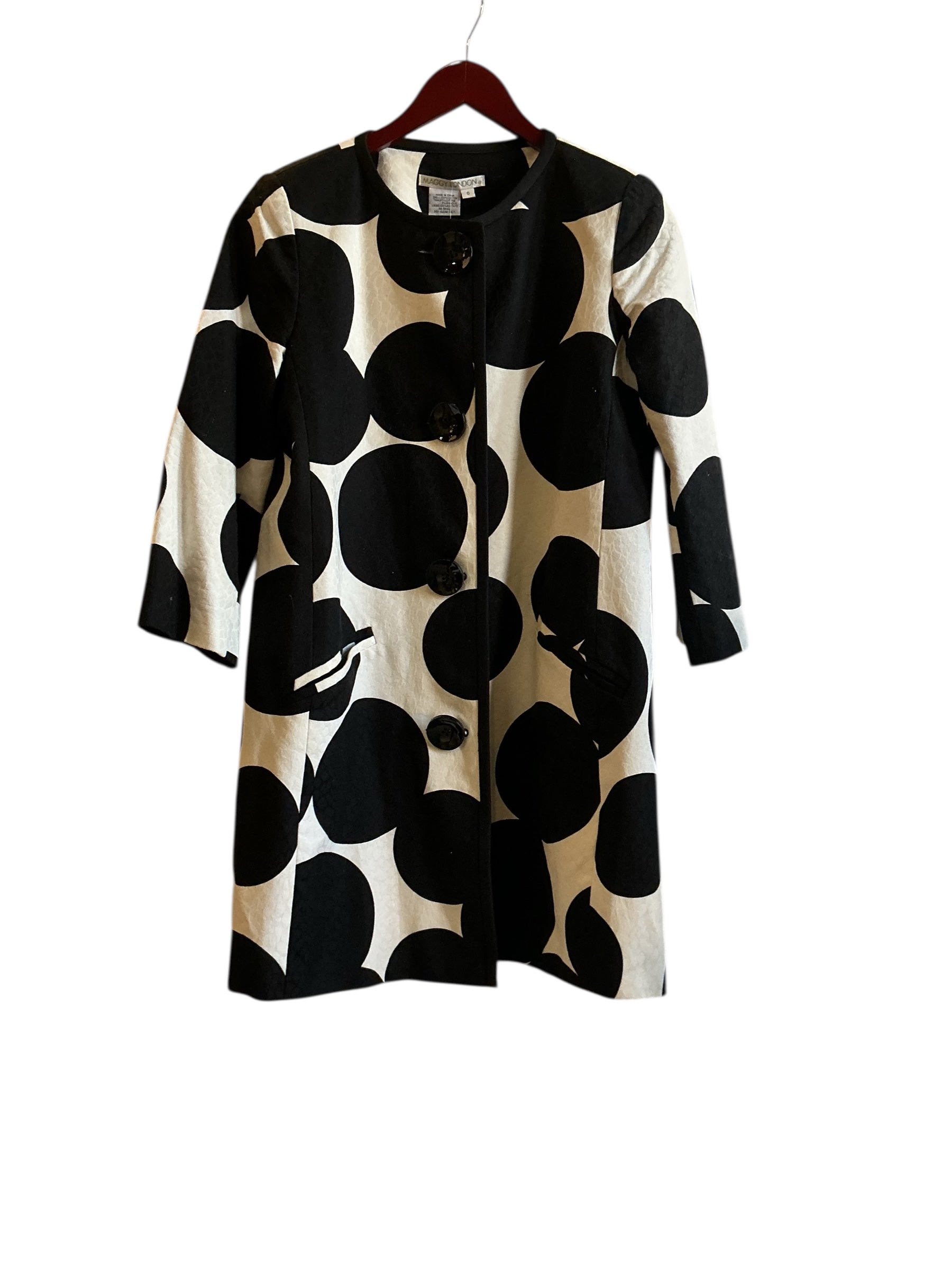 MAGGIE LONDON POLKA DOT JACKET