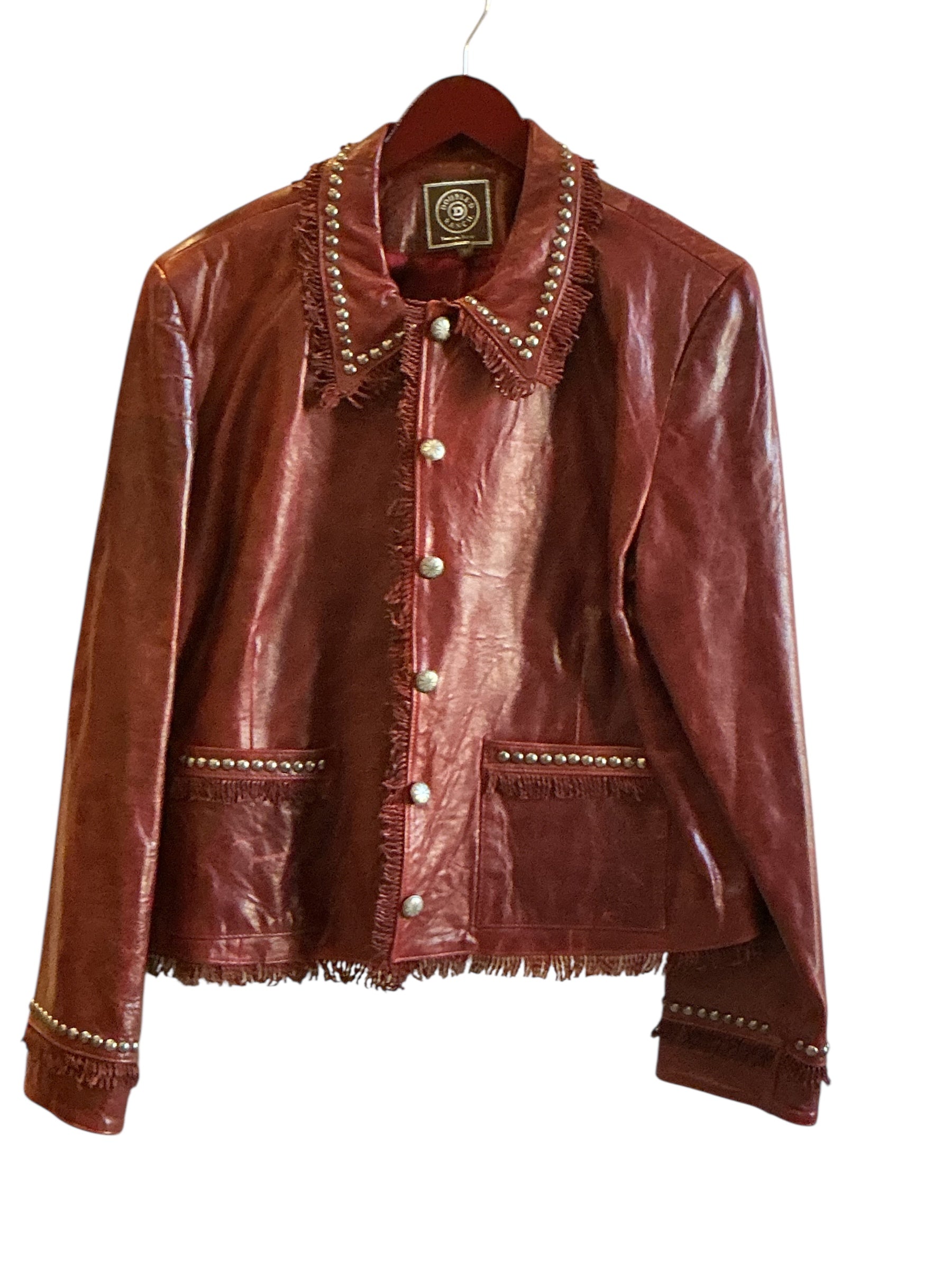 Double D Ranch Studded Leather Jacket
