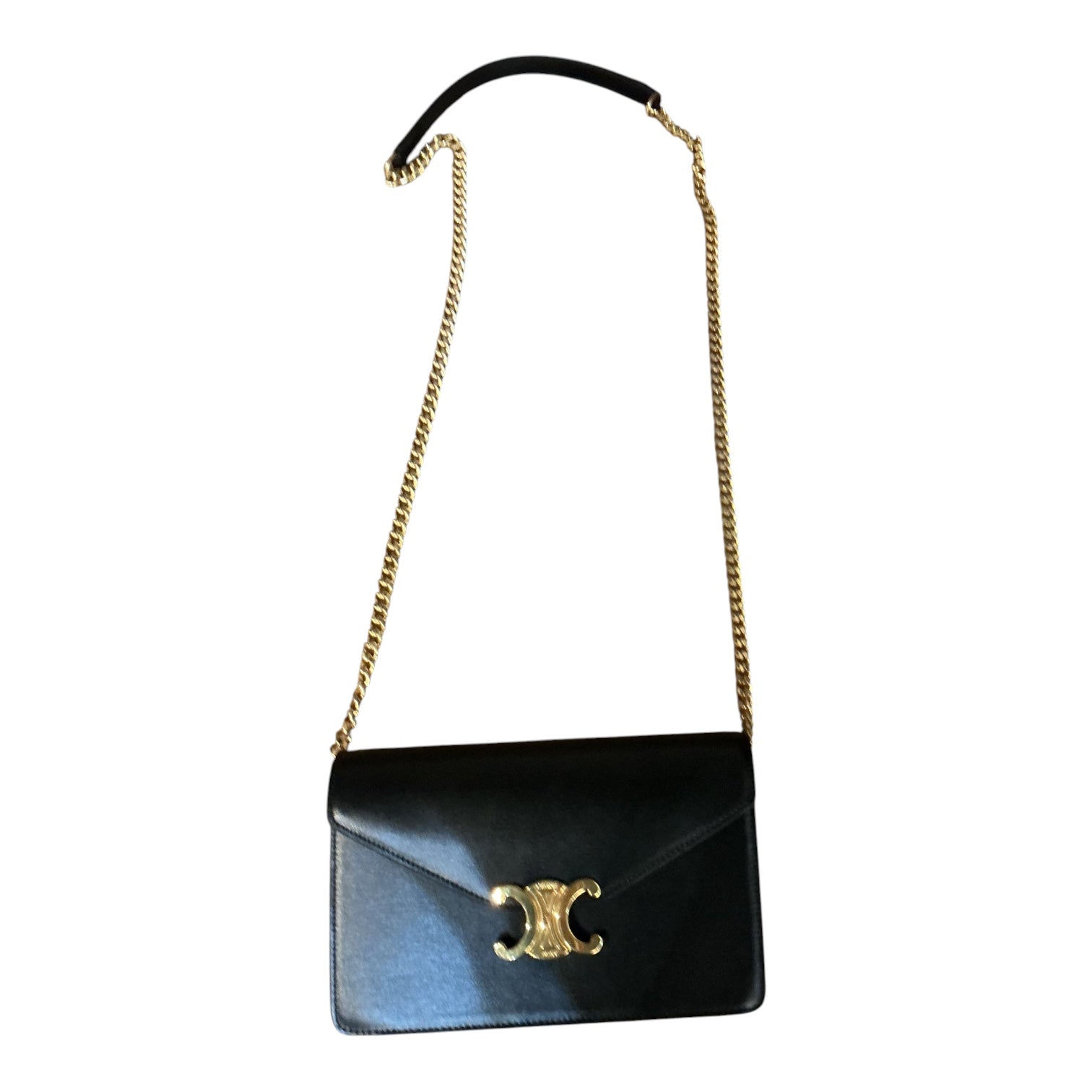 CELINE TRIOMPHE CHAIN SHOULDER BAG