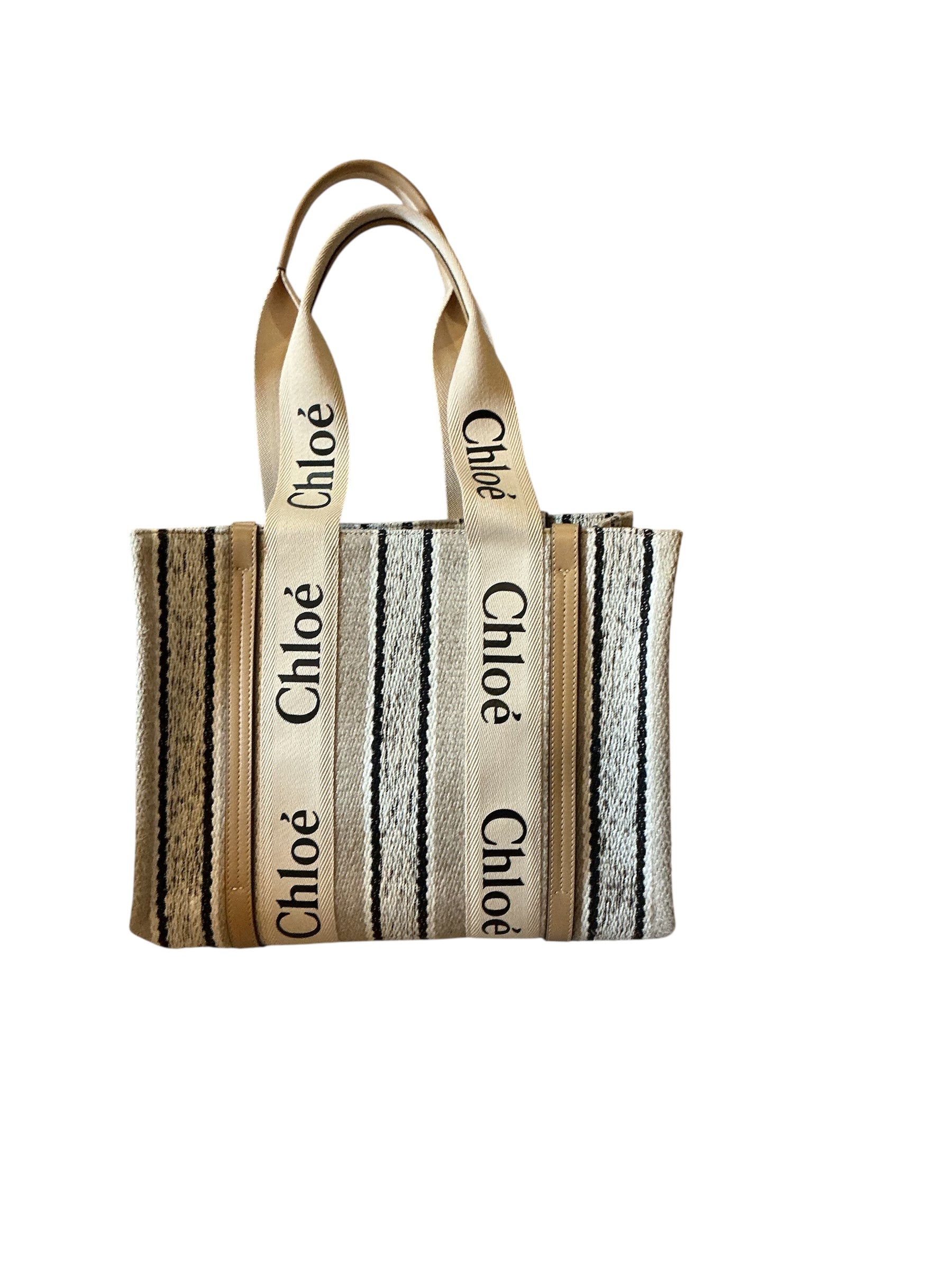 Chloe Striped Tote