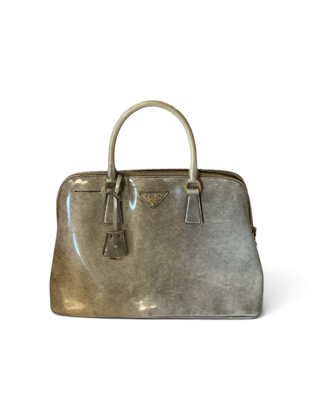Prada Patent Leather Tote