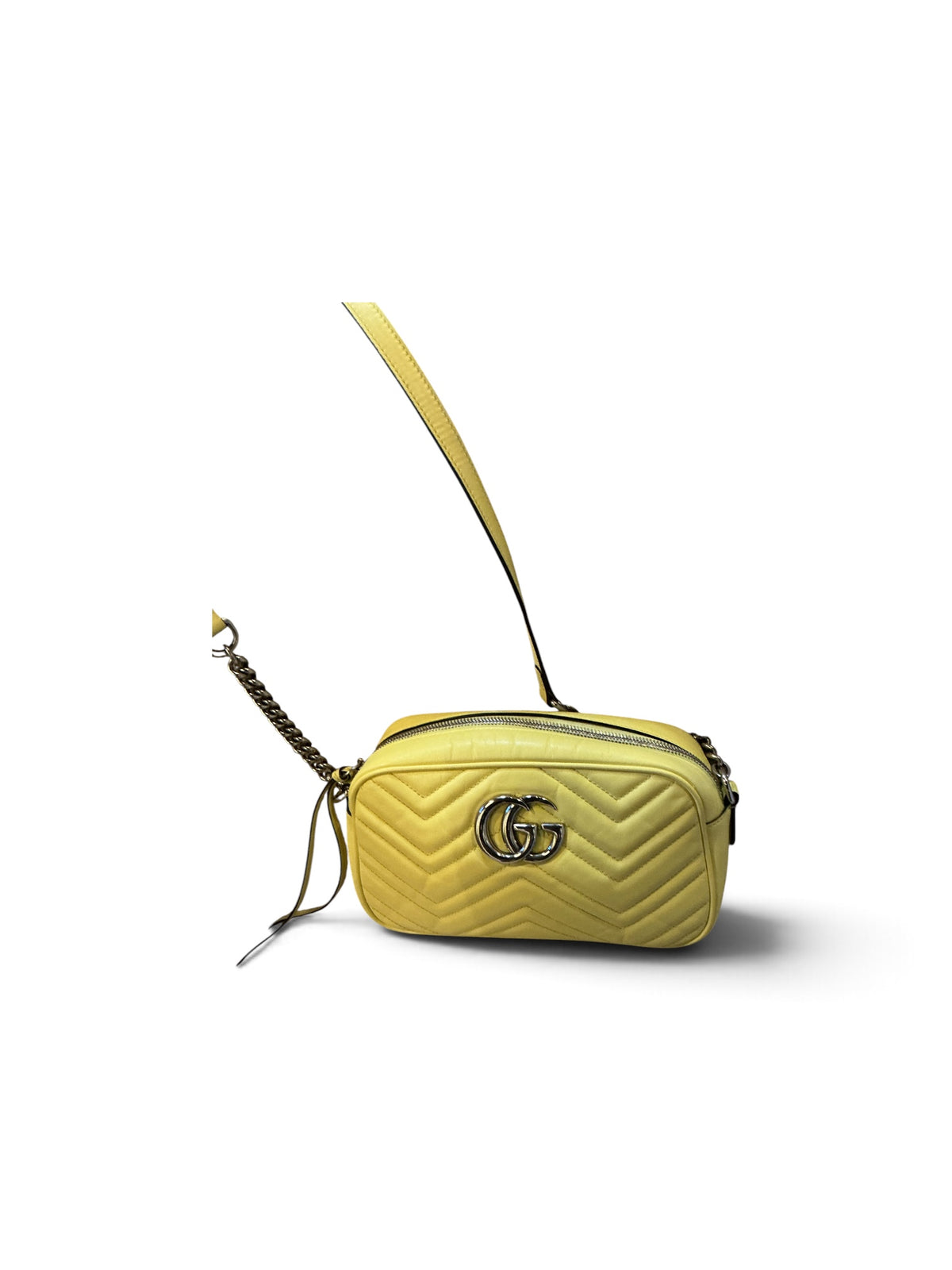 GUCCI YELLOW MATELASSÉ CROSSBODY